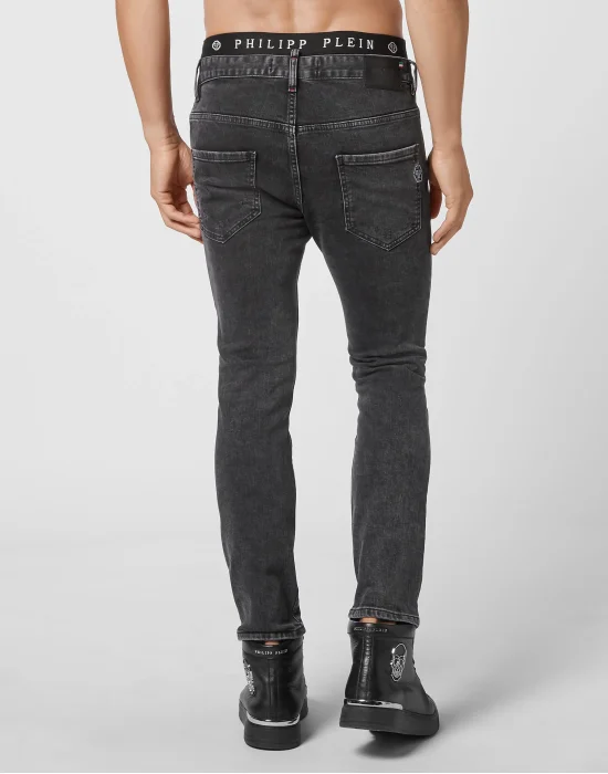 Denim Trousers Straight Cut