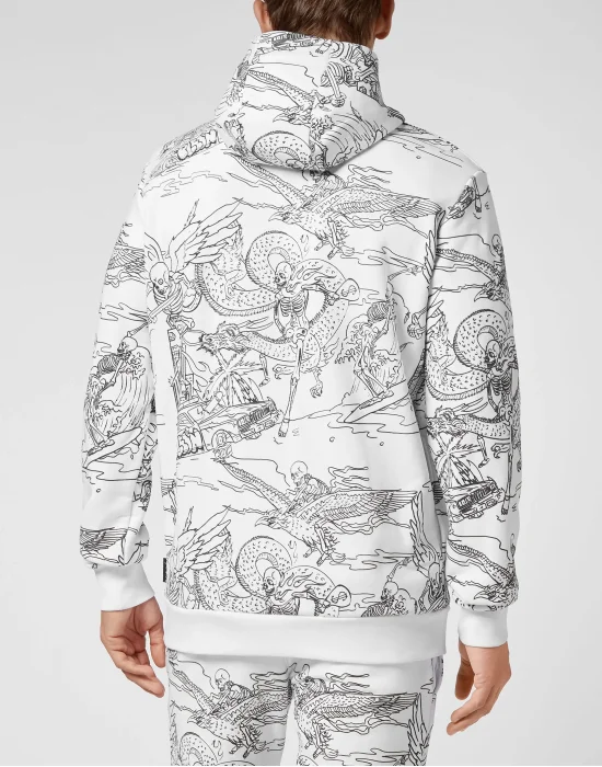 Hoodie sweatshirt Embroidered