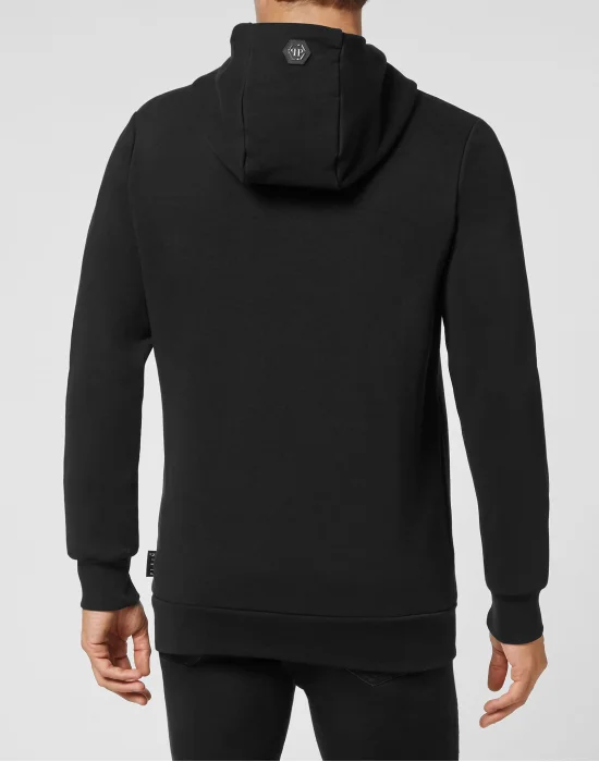 Hoodie sweatshirt Skull on fire