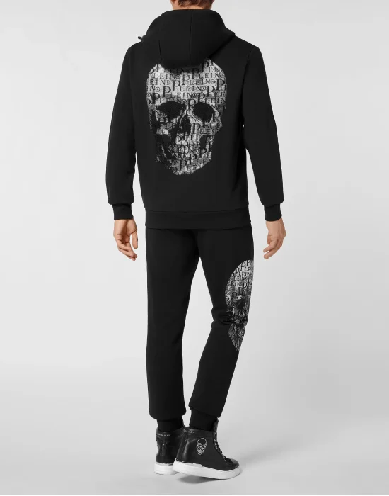 Tracksuit Top/Trousers Stones Skull and Plein