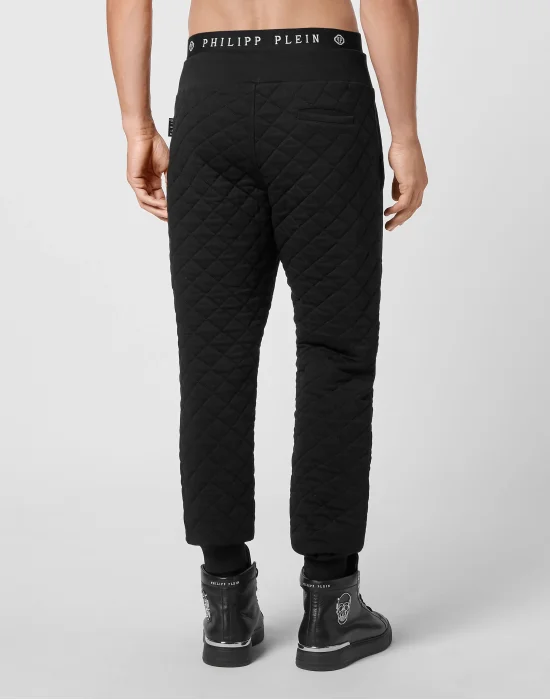Jogging Trousers Quilted Hexagon