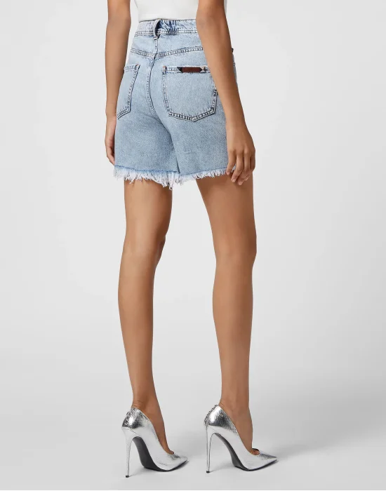 Denim Hot pants  Destroyed