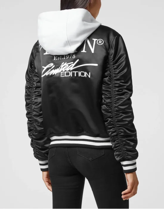 Nylon Hoodie Bomber Fleece Insert Skull  Patches