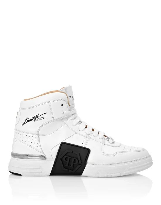 HI-TOP SNEAKERS NOTORIOUS KICK$ LEATHER HEXAGON