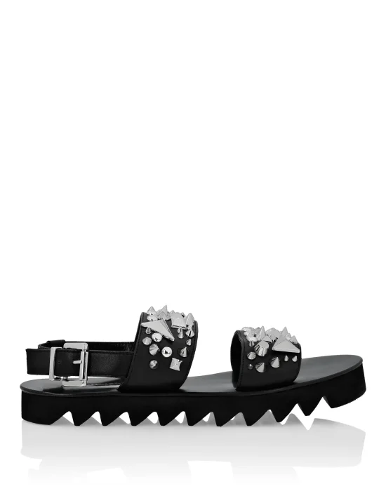 Leather Sandals  Studs