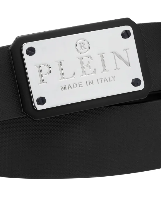 Leather Belt Iconic Plein