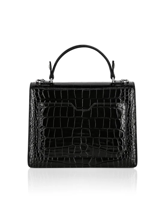 Medium Handle Bag Superheroine Croco Print