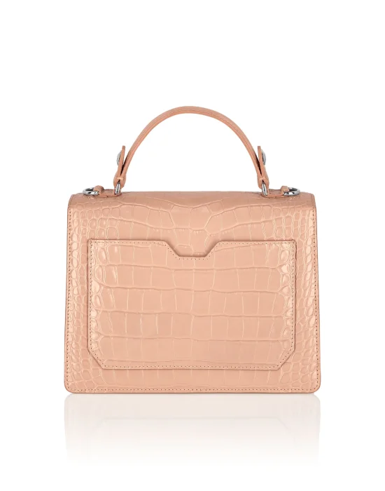 Medium Handle Bag Superheroine Croco Print