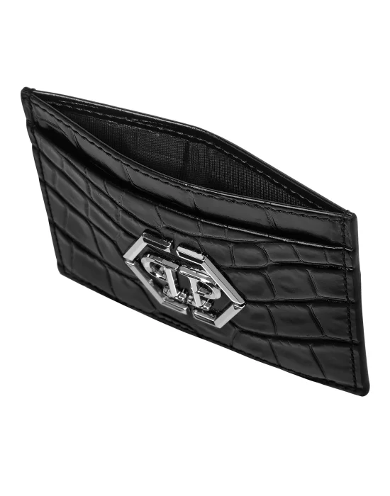 Croco Embossed Credit Cards Holder