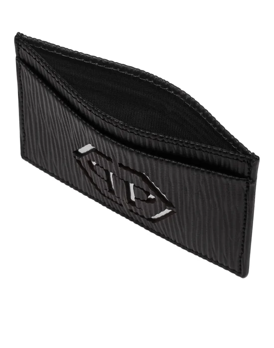 Leather Credit Cards Holder Monogram