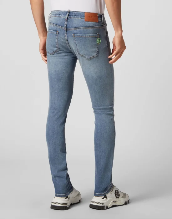 Denim Trousers Super fit Hexagon