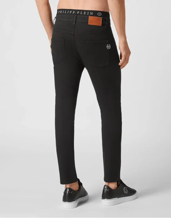 Denim Trousers Skinny Fit Hexagon