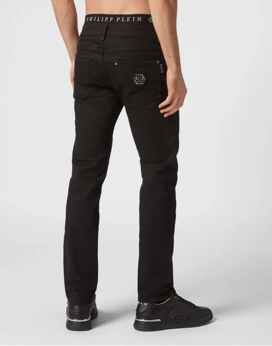 Denim Trousers Straight Supreme Comfort fit Hexagon