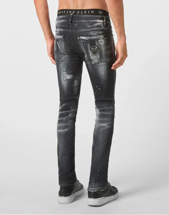 Denim Trousers Super Fit Hexagon