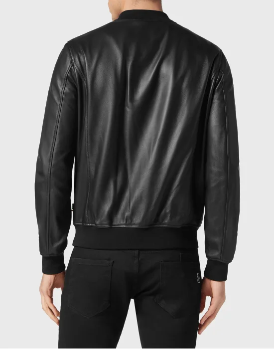Leather Bomber Billy Jacket