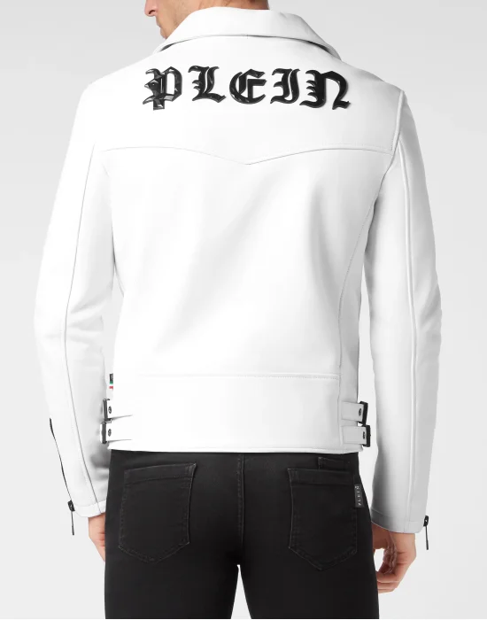 Leather Jacket Gothic Plein