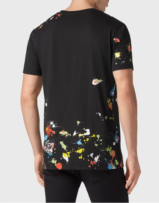 T-shirt Round Neck SS Dripping Skull