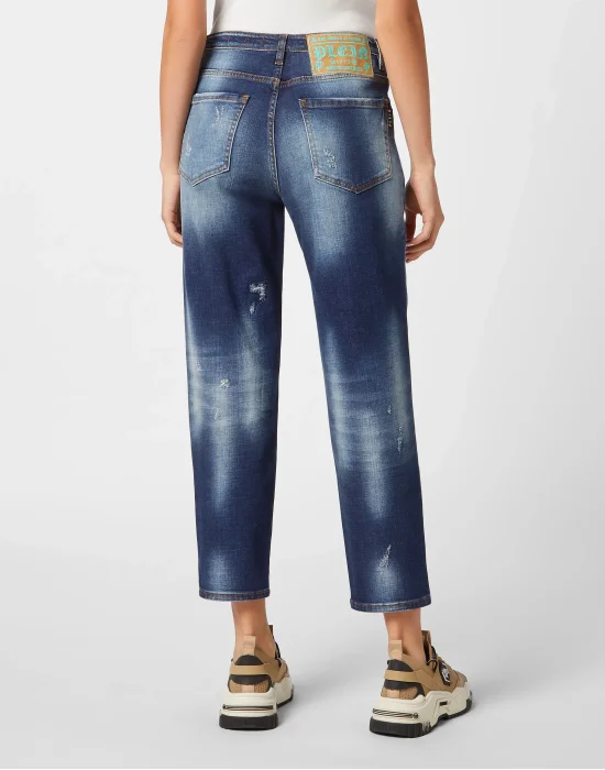 Denim Trousers Mom Fit
