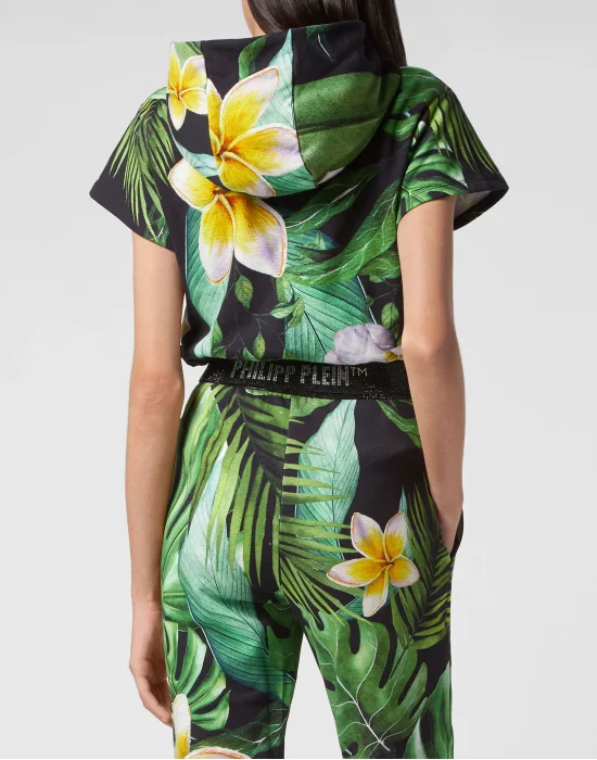 Cropped Hoodie Sweatshirt SS Hawaii
