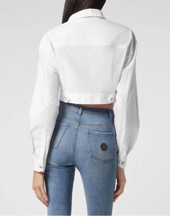 Cropped Shirt LS