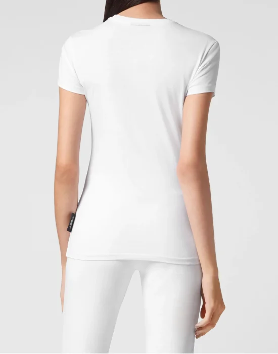 T-shirt Round Neck Sexy Pure Fit Scratch