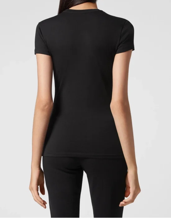 T-shirt Round Neck Sexy Pure Fit Scratch