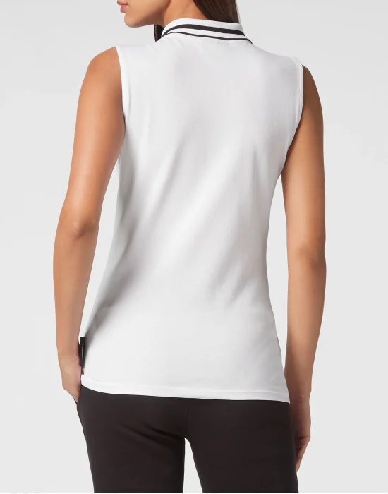 Sleeveless Polo shirt Scratch