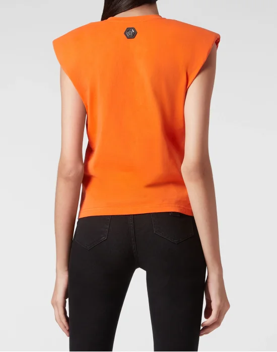 Shoulder Pads Tank Top Basic