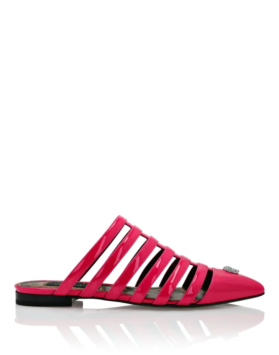 Vernice Sandals Flat Skull