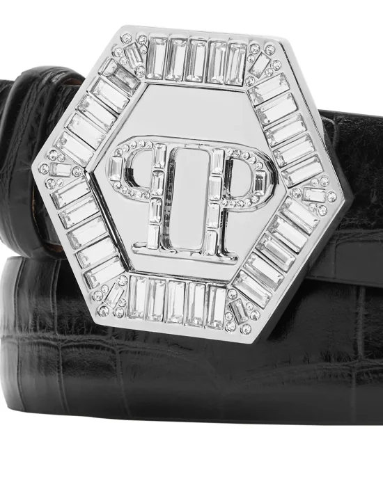 Crocco Printed Belt Hexagon
