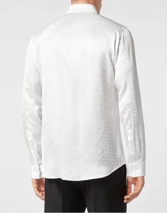 Jacquard Shirt Sugar Daddy Cut LS Monogram