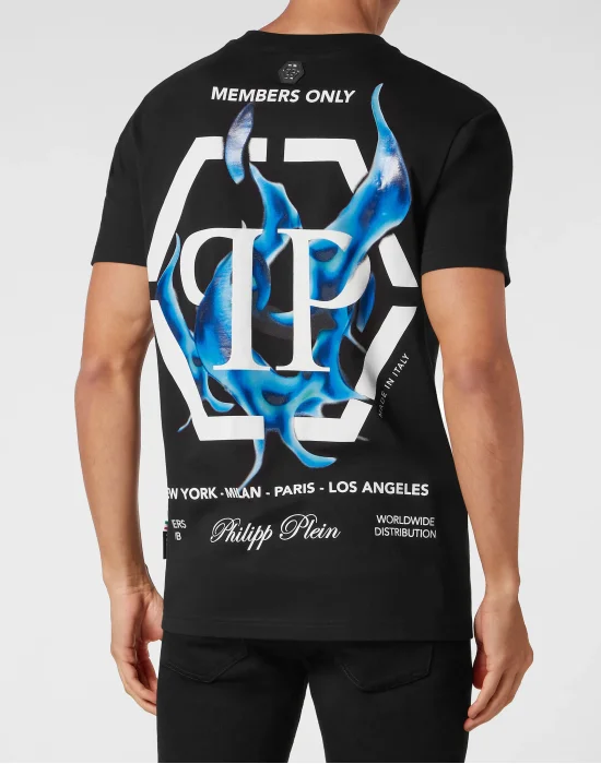 T-shirt Round Neck SS Flame Logos