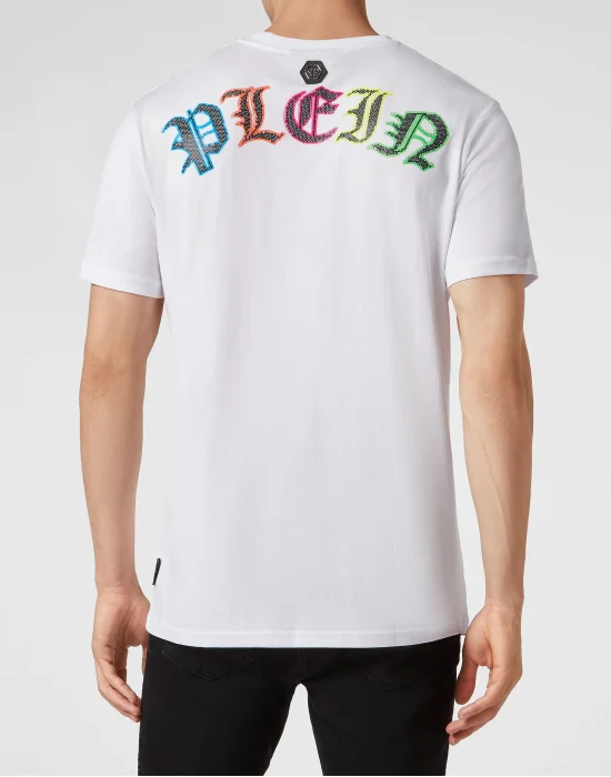 T-shirt Round Neck SS with Crystals