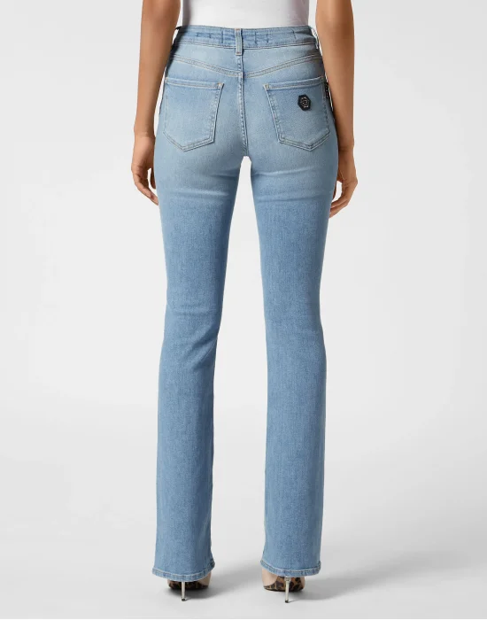 Denim Trousers Flare Fit