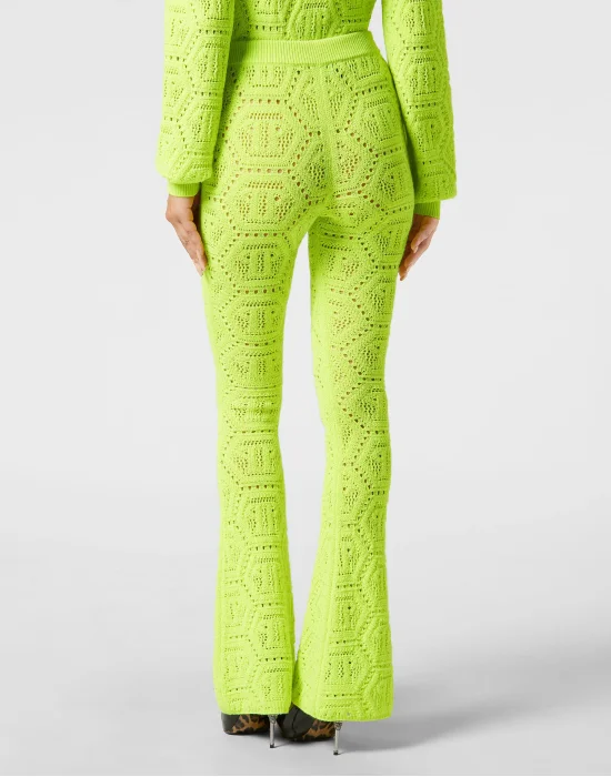 Fluo Knit Trousers Monogram