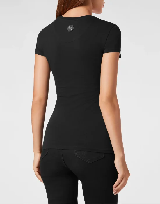 T-Shirt Sexy Pure with Crystals Smile