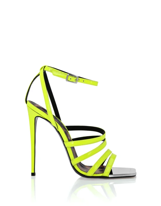 Patent Leather Sandals Hi-Heels