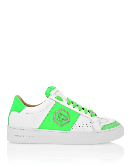 Mix Leather  Lo-Top Sneakers