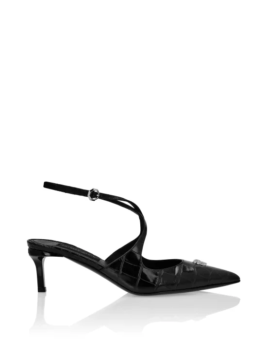 Slingbacks Crossing Crocco Print