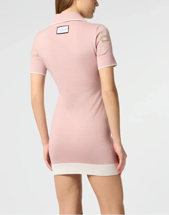 Polo Mini Dress Butterfly Tattoo