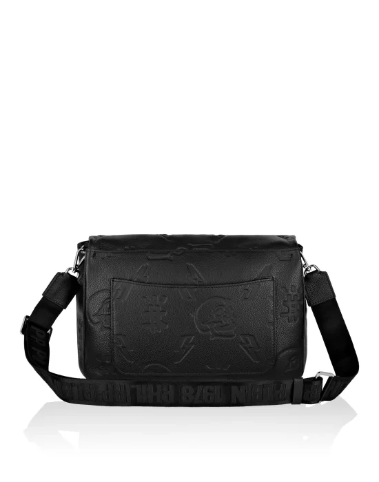 Leather maxi Shoulder Bag Monogram