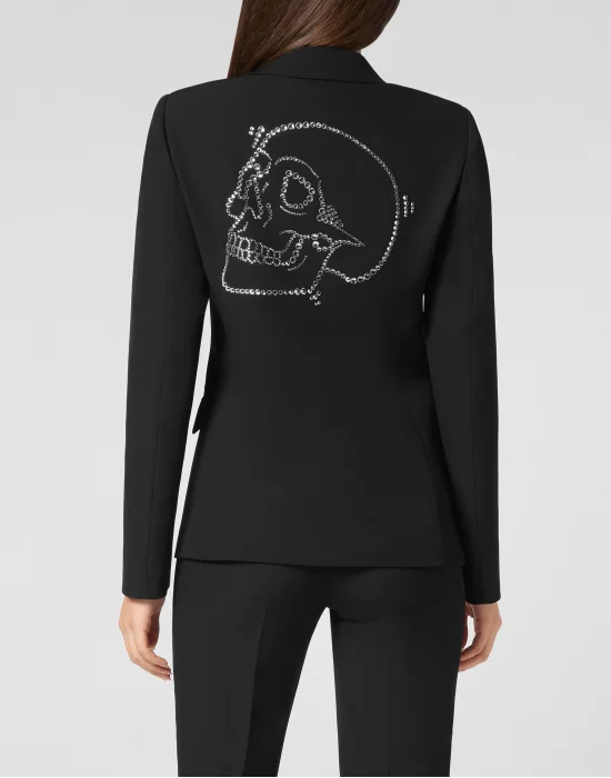Fitted Cady Blazer LS Crystal Skull