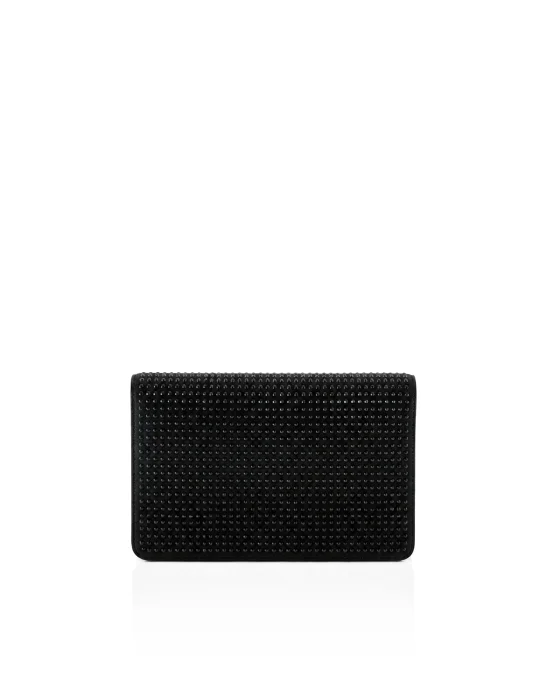 Suede Clutch Bag Full Stones