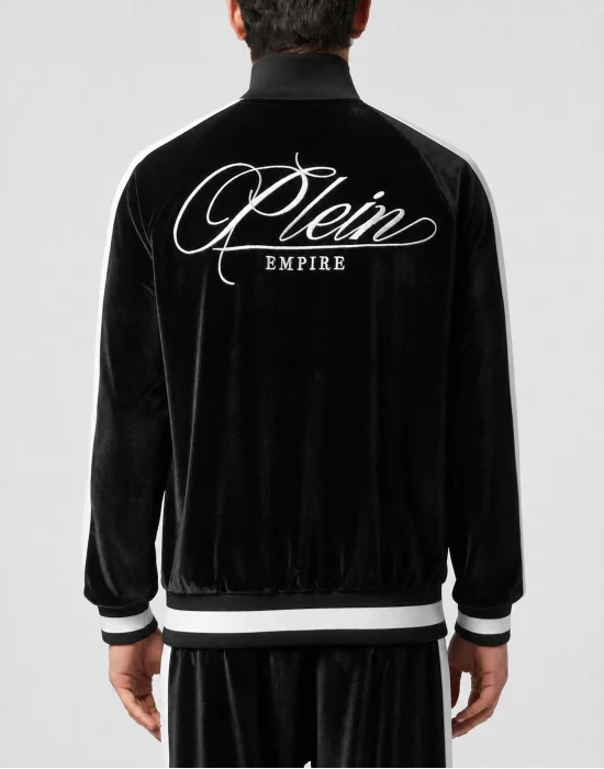 Velvet Jogging Jacket Plein Empire