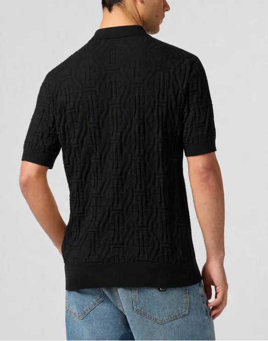 Jacquard Polo T-Shirt Monogram