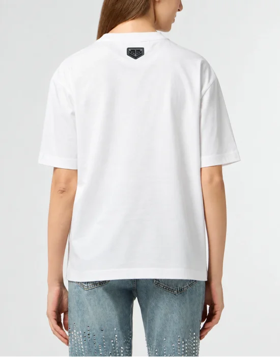 Small Cherries Strass Man Fit Roundneck T-Shirt SS