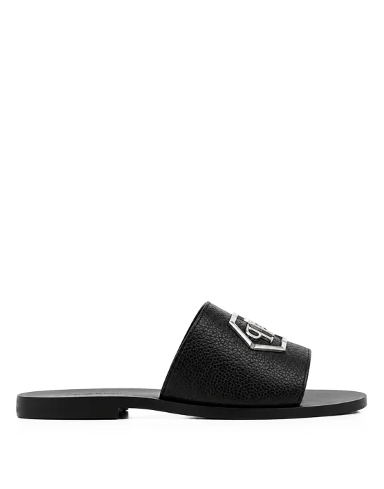 Leather Sandals Big Hexagon