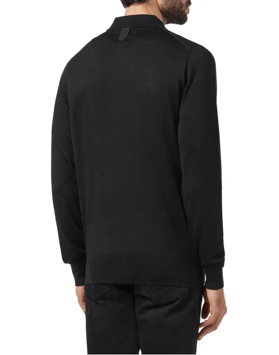 Pullover Polo-Neck LS Crest