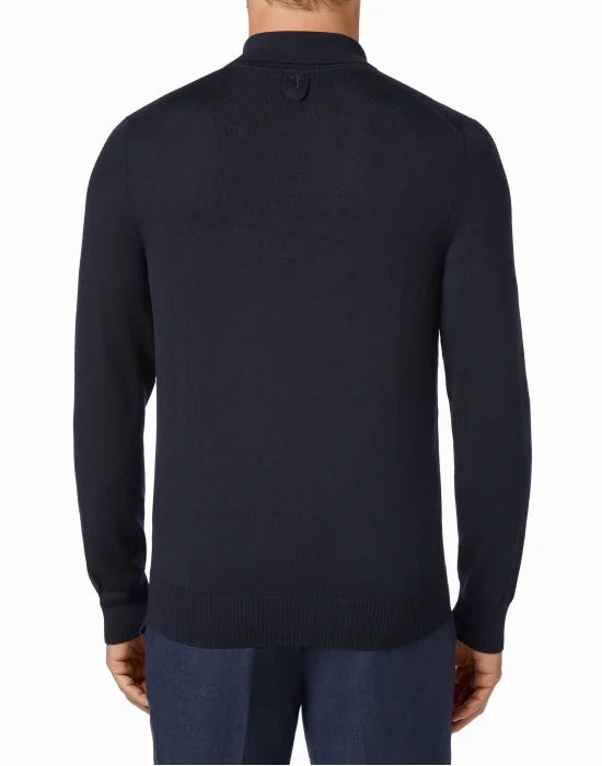 Pullover zip mock Crest