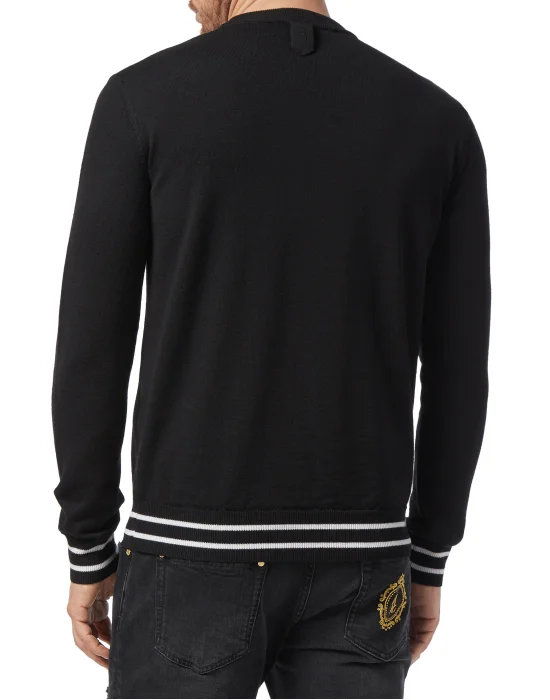 Pullover Round Neck LS Statement